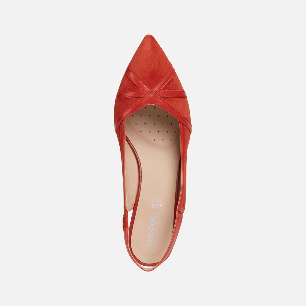 Geox Pumps Red Elisangel - Geox Womens Shoes - PYNAQV375